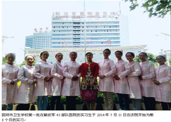 昆明市杨林镇卫生学校2020年中专招生报名表